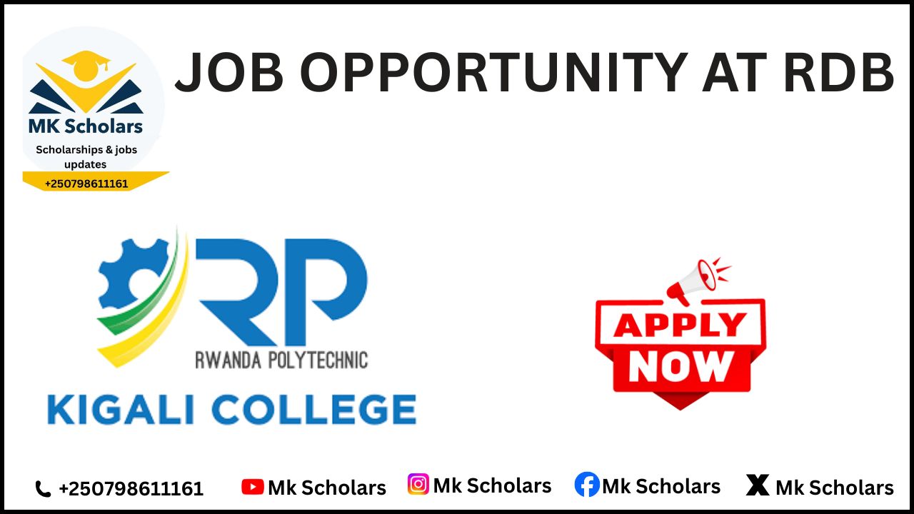 JOB OPPORTUNITY AT RP KIGALI